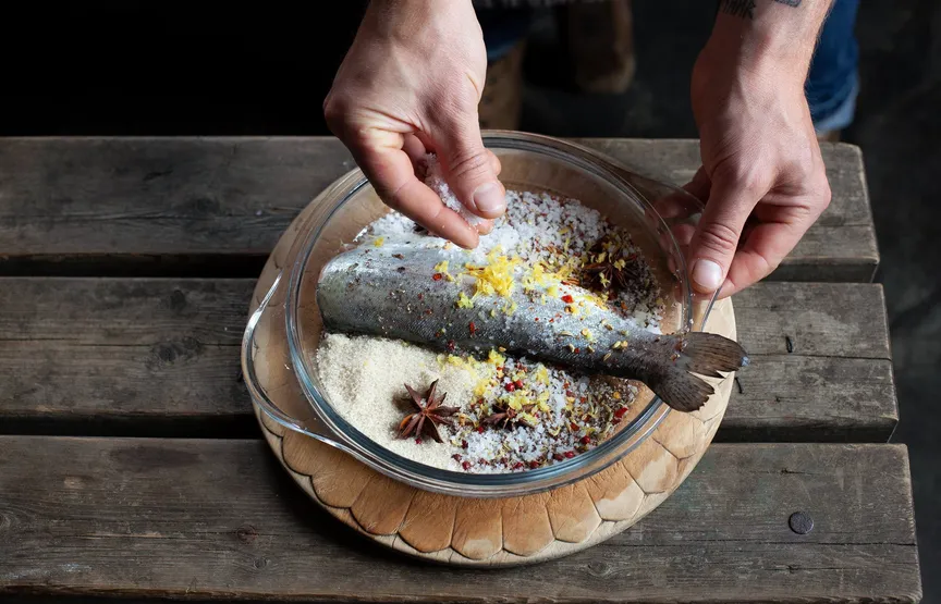 Seasonal home cooking ingredients